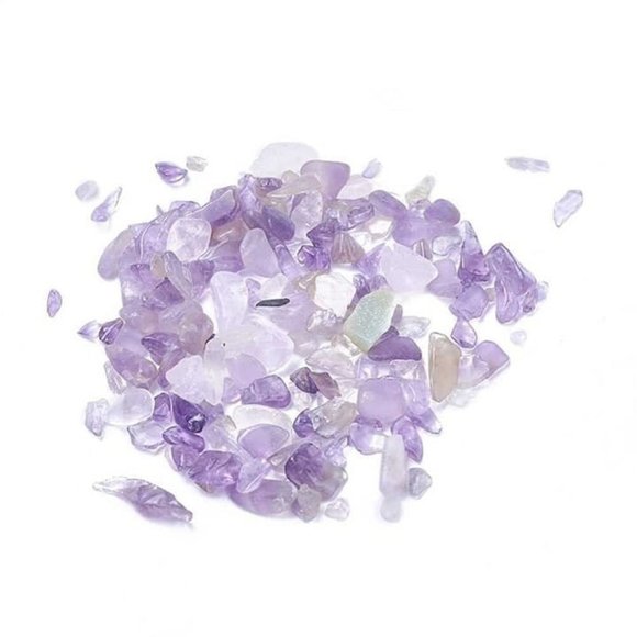 500g Mini Amethyst Chip Beads - No Hole - Picture 1 of 1
